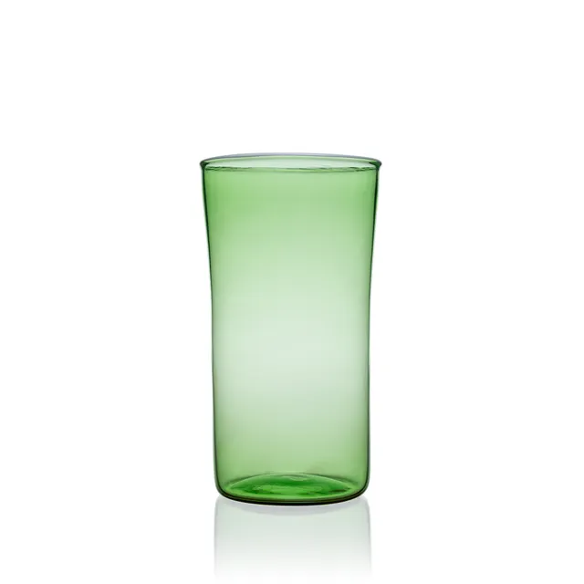 Vaporetto Barena bicchiere vetro Murano verde laguna
