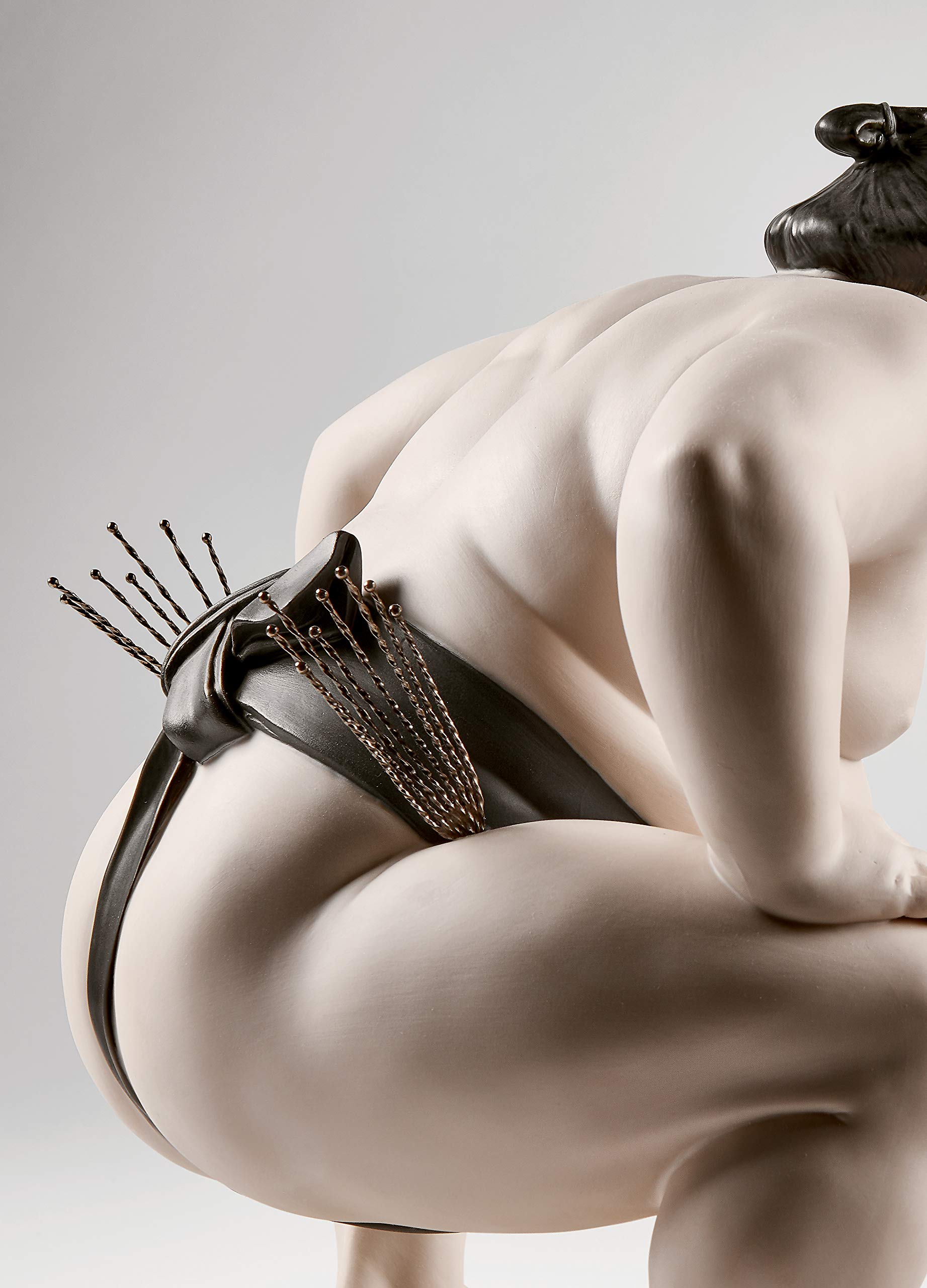 Lladró Sumo scultura in porcellana figura sport