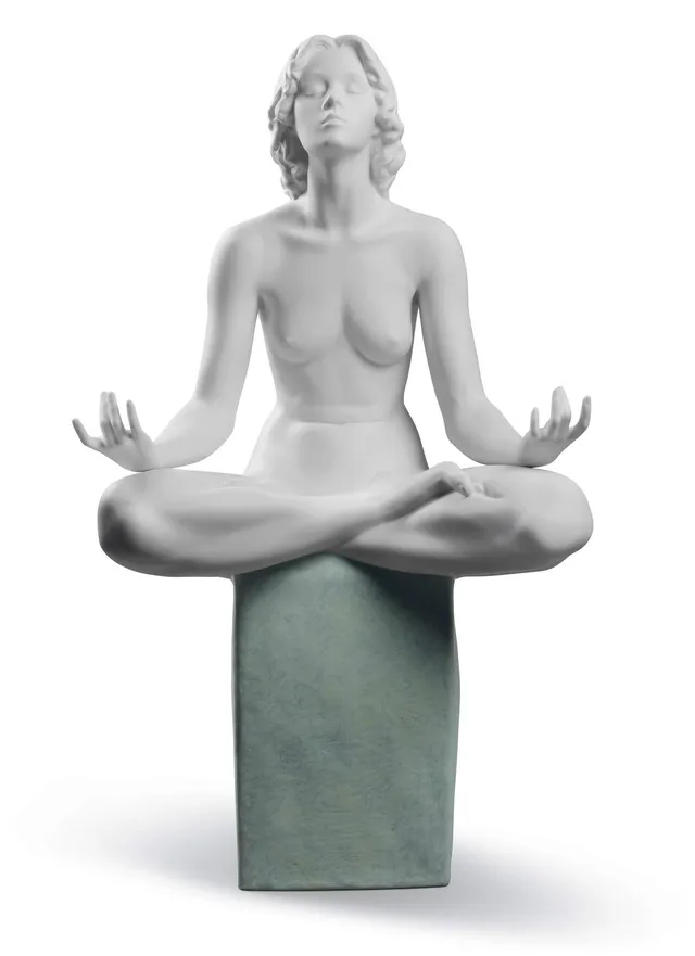 Lladró Meditazione figura donna porcellana fatta a mano