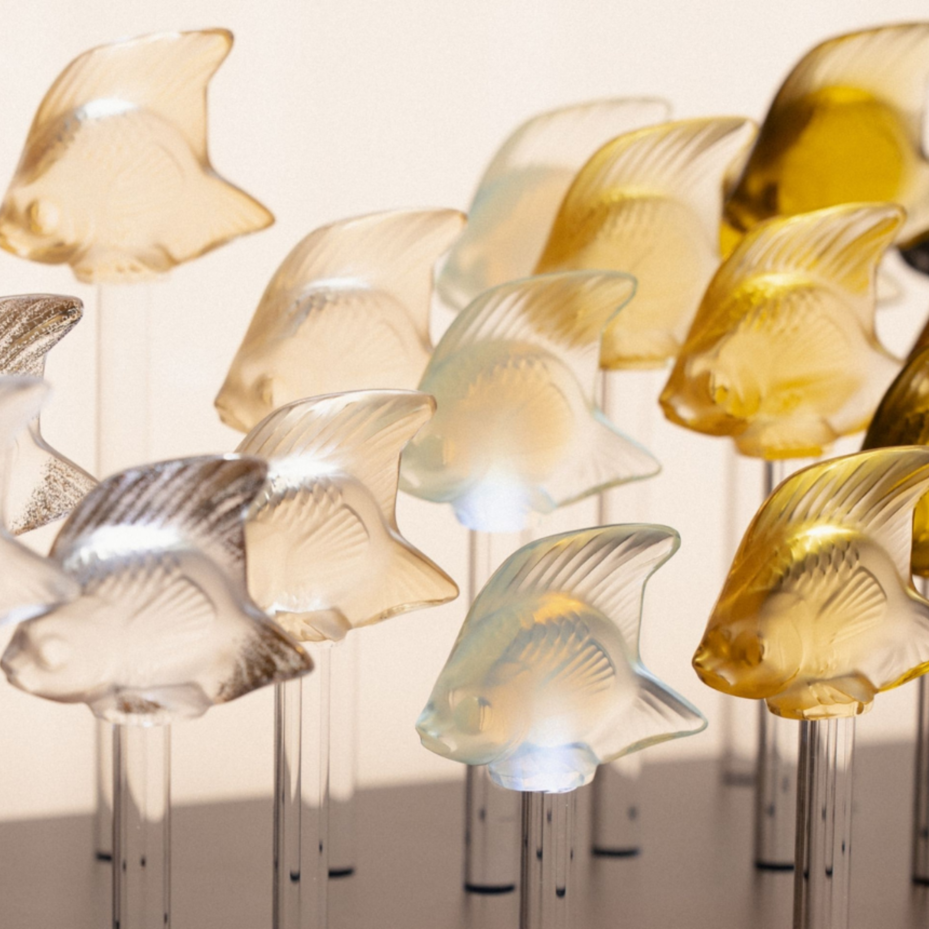 Lalique Fish scultura pesce cristallo taglia S