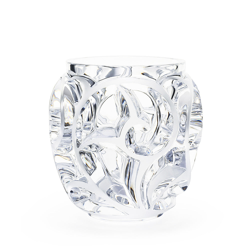 René Lalique Tourbillons Vaso in Cristallo XXL Incolore