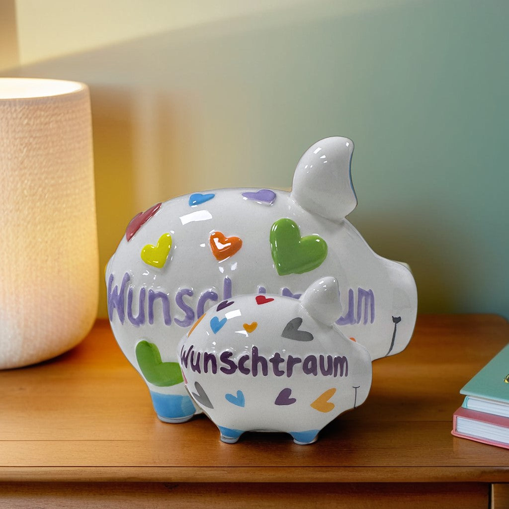 Sparschwein Company Wunschtraum salvadanaio maialino piccolo ceramica