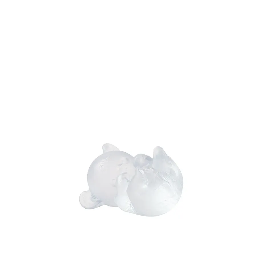 Lalique Meng-Meng Han Meilin scultura panda cristallo taglia S