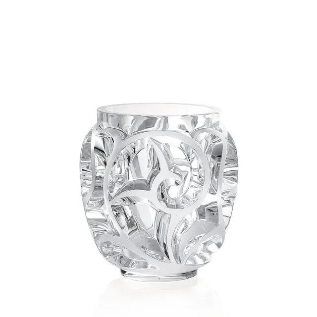 René Lalique Tourbillons vaso cristallo taglia M