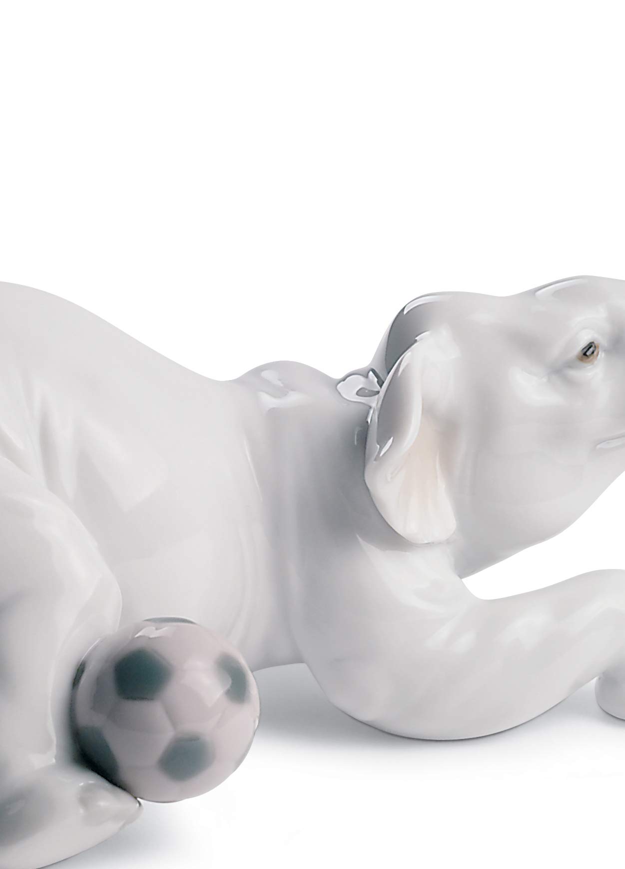 Lladró Sculture Goal figurina porcellana elefante con palla