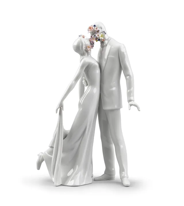 Lladró Sculture Coppia Amore I figurina porcellana fidanzati