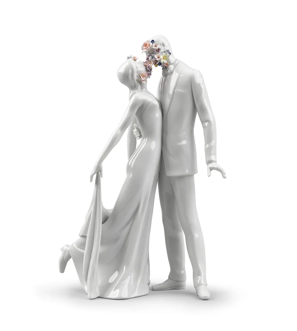 Lladró Sculture Coppia Amore I figurina porcellana fidanzati