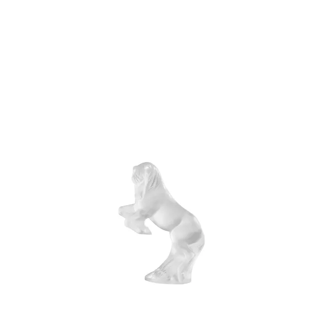 Lalique Prancing Horse Scultura Cavallo Cristallo Taglia S