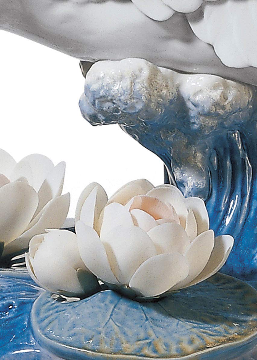 Lladró Alta Porcellana Gran Cisne scultura cigno limitata