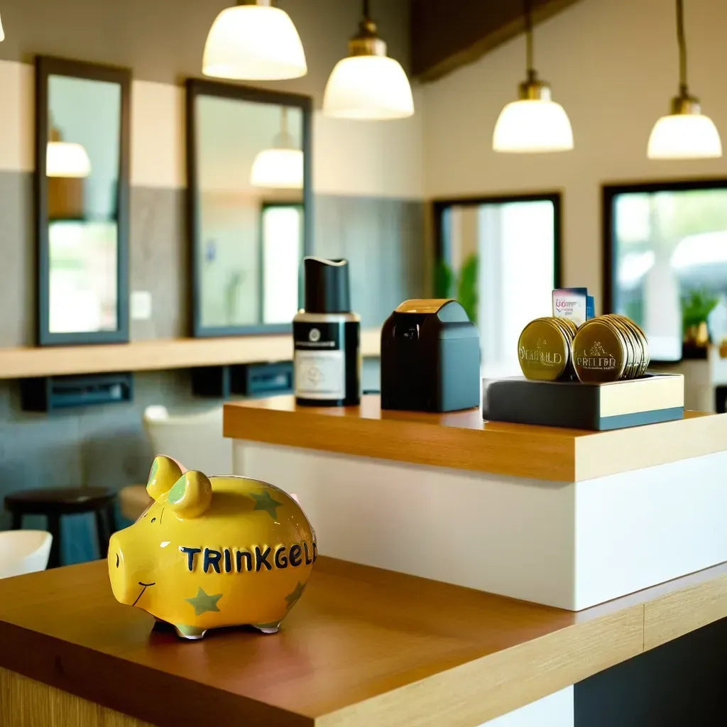 Sparschwein Company Trinkgeld salvadanaio maiale piccolo giallo