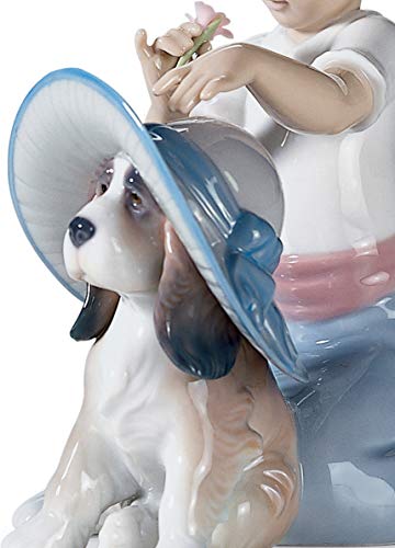 Lladró Sculture Un Tocco D'Eleganza figurina porcellana bimba