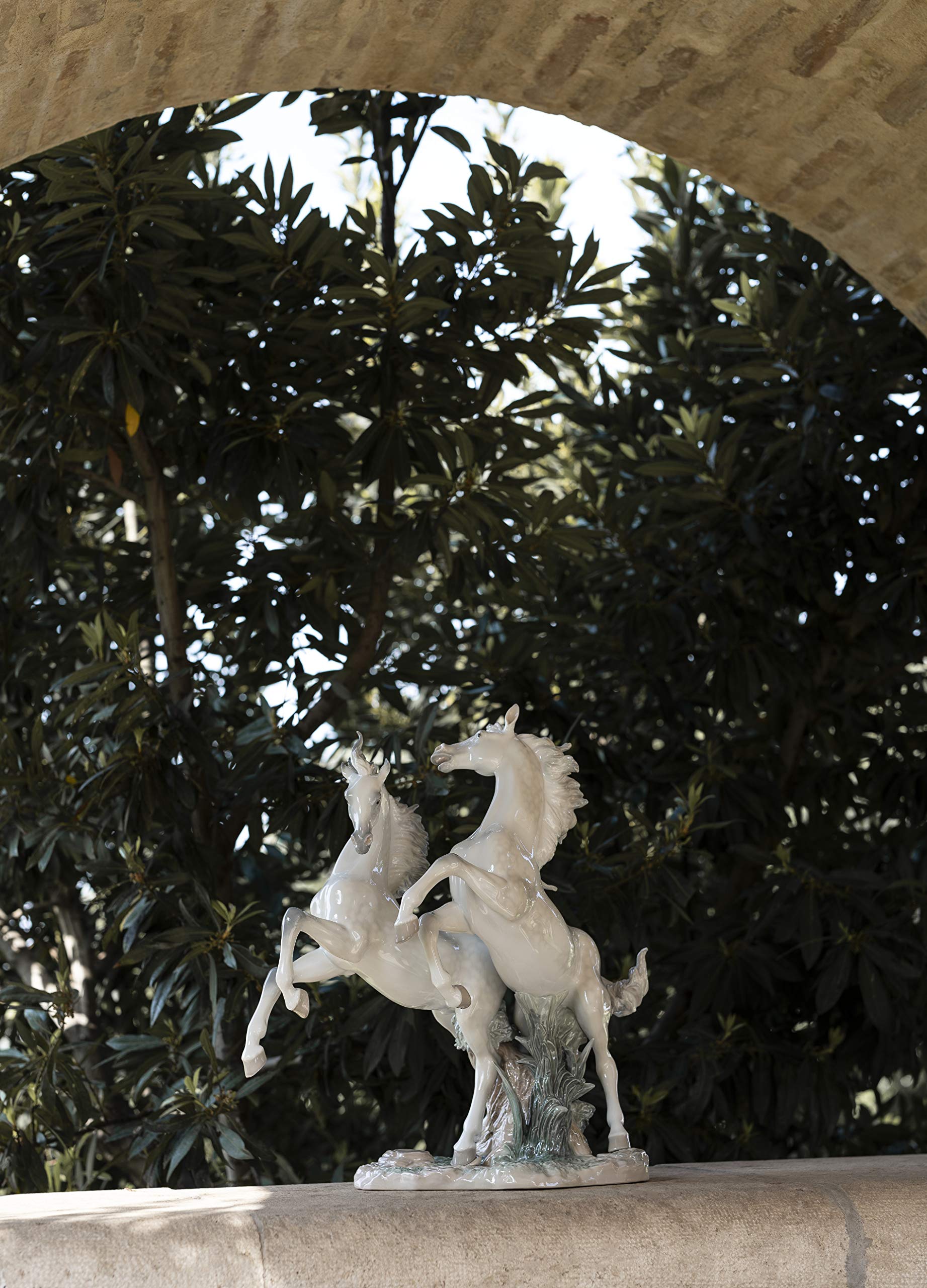 Lladró Cavalli Liberi come il Vento Scultura Edizione Limitata