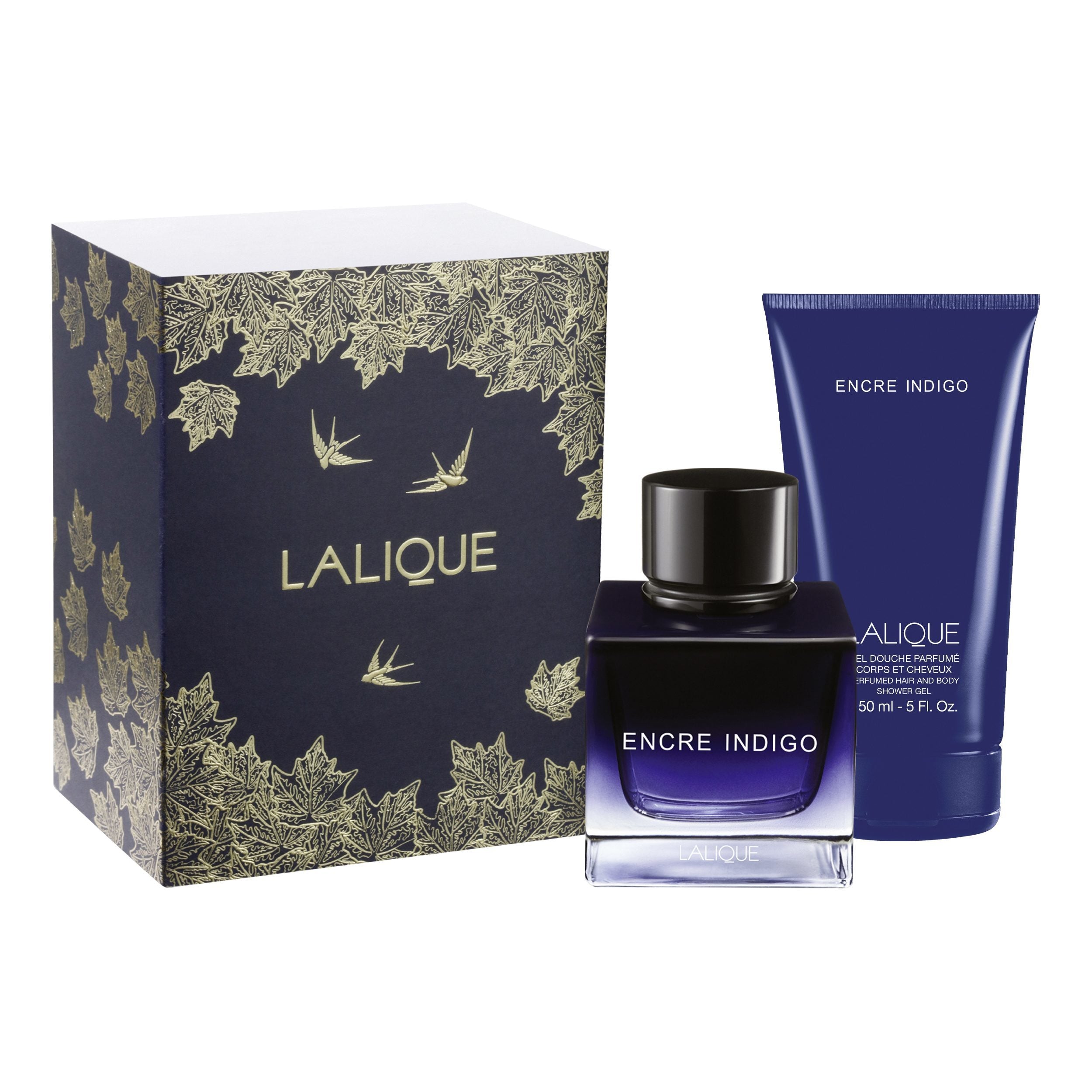 Lalique Encre Indigo cofanetto profumo uomo 100 ml legnoso