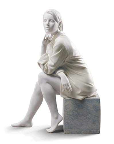 Lladró Un Momento di Tranquillità figurina donna porcellana