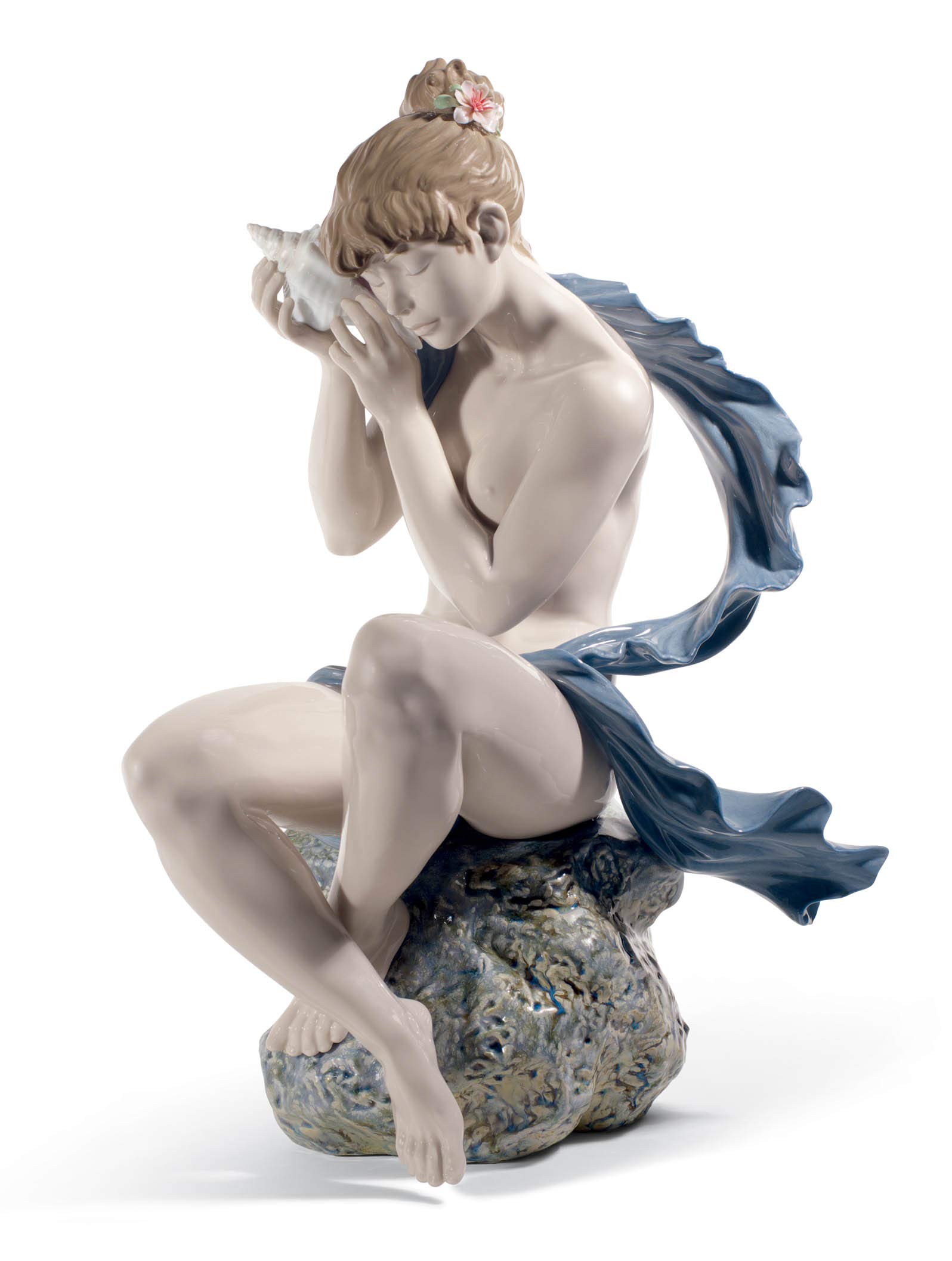 Lladró Sculture Susurros del Mar statuetta 47x32 cm