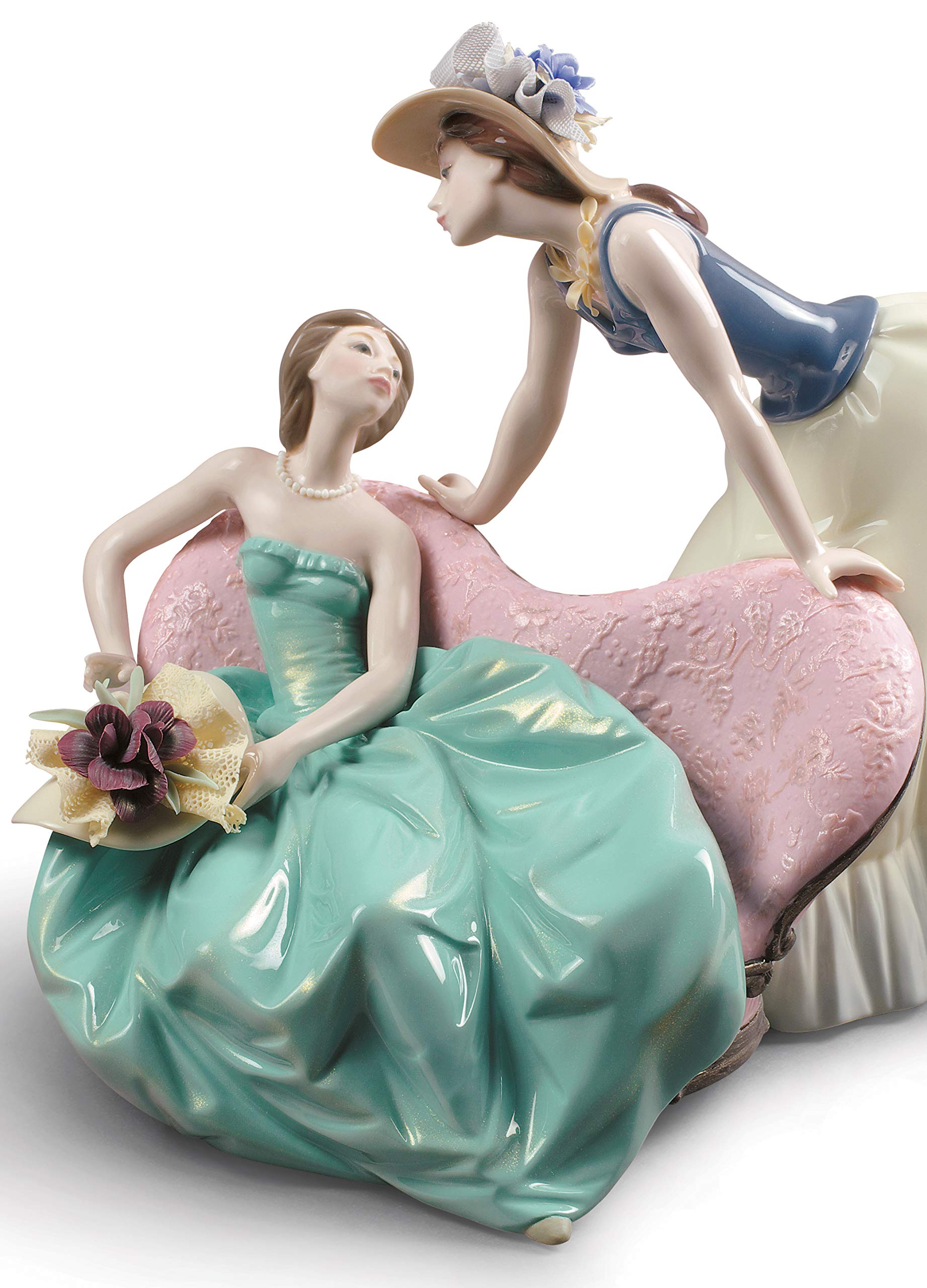 Lladró Sculture Come Va La Festa? statua donne porcellana