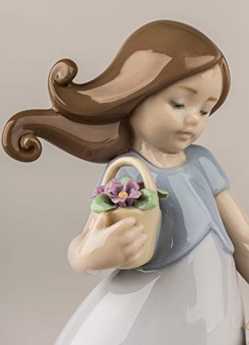 Lladró Sculture Bimba Piccola Viola figura ragazza porcellana