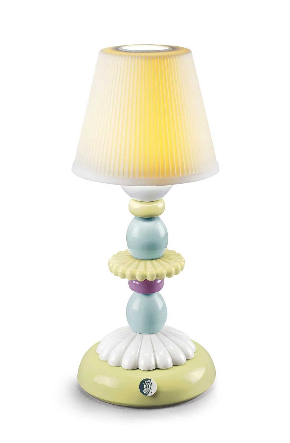 Lladró Lotus Firefly 01023761 lampada tavolo bicolore
