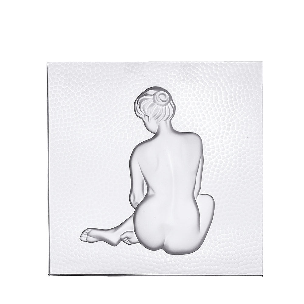 René Lalique Les Causeuses pannello decorativo cristallo incolore