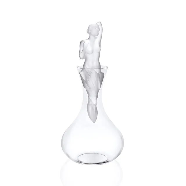 Lalique Aphrodite Caraffa Cristallo Incolore Satinata