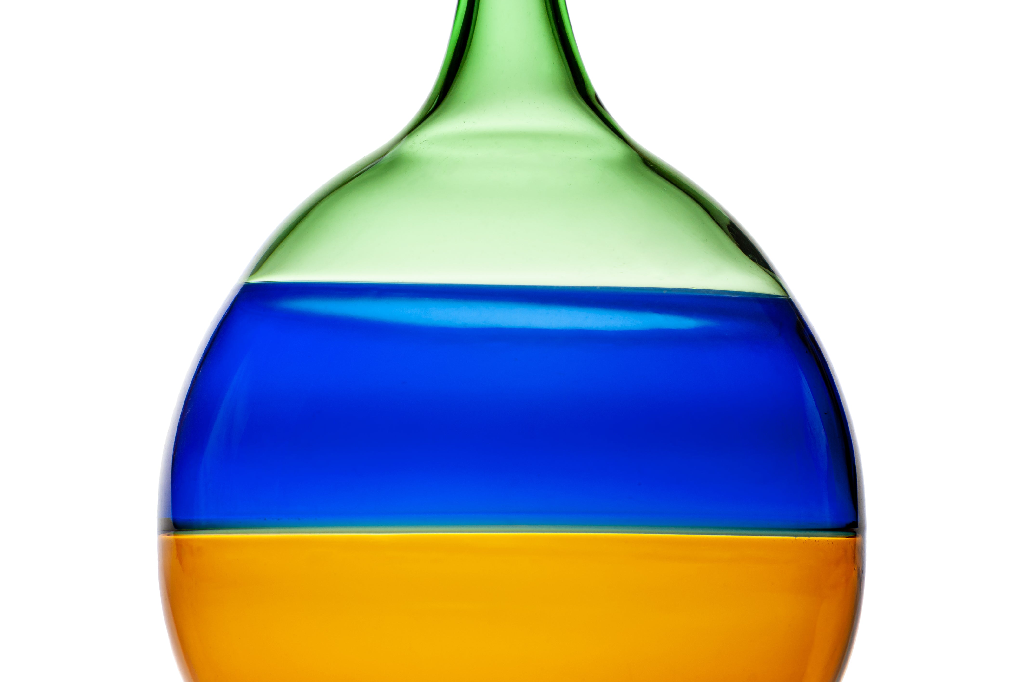 Vaporetto Dolcevita N°1 vaso vetro Murano 19 cm colorato