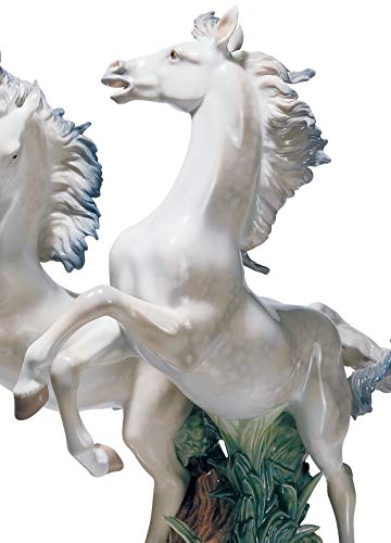 Lladró Cavalli Liberi come il Vento Scultura Edizione Limitata