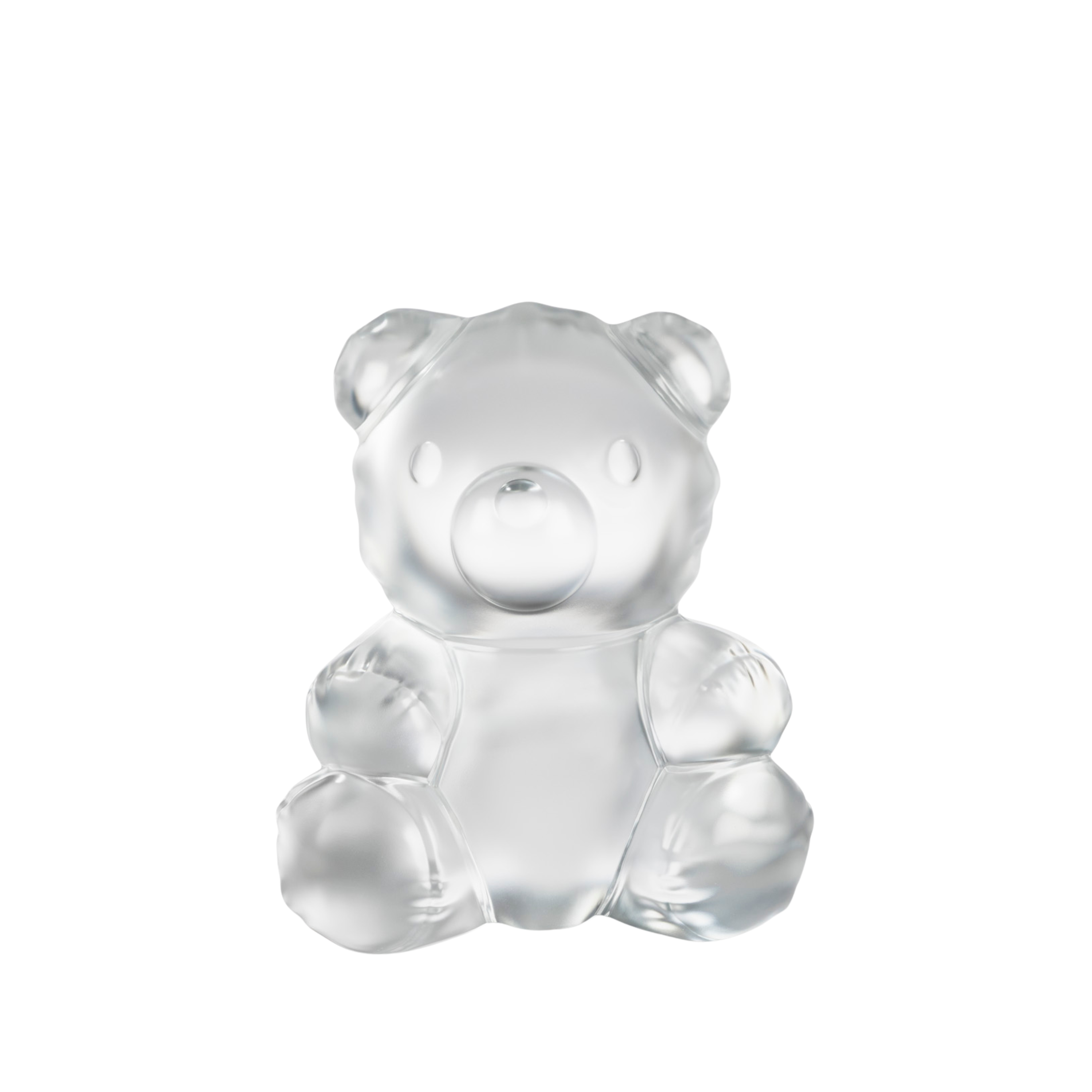 Lalique Teddy Air Scultura Orsetto Cristallo Incolore L