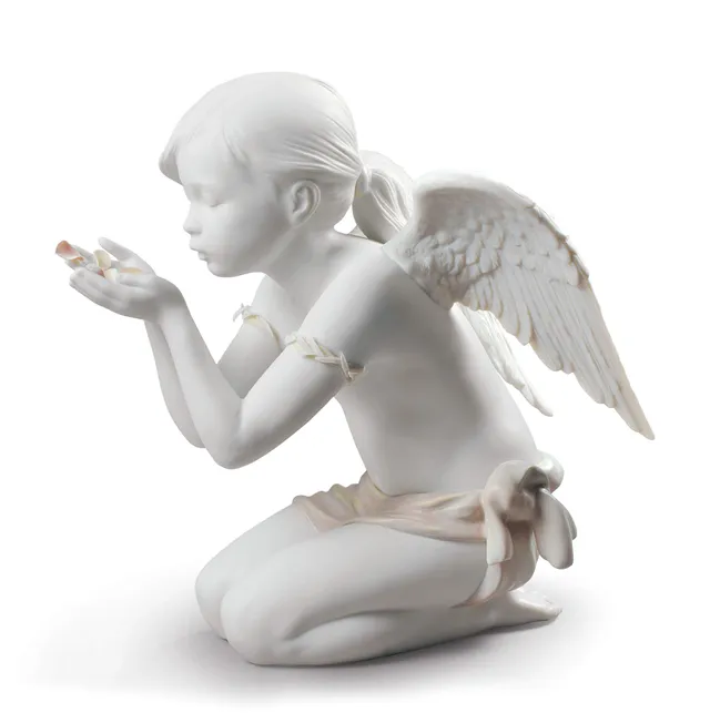 Lladró Sculture Un Soffio di Fantasia angelo porcellana